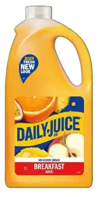 IGA Daily Juice Co No Added Sugar Breakfast Juice 2 Litre offer