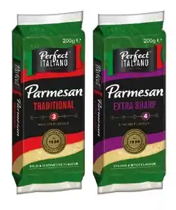 IGA Perfect Italiano Parmesan or Romano Cheese Block 200g Selected Varieties offer