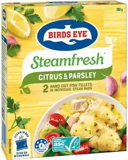 IGA Birds Eye SteamFresh Fish Fillets 380g Selected Varieties offer