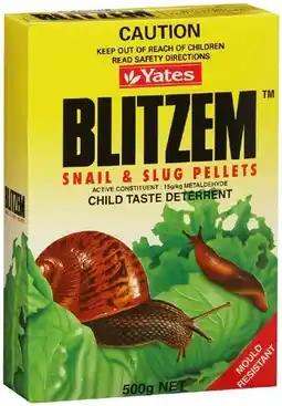 IGA Yates Blitzem Snail & Slug Pellets 500g offer