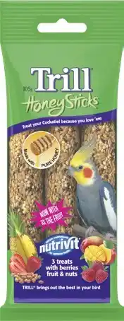 IGA Trill Honey Sticks Bird Treats 3 Pack Selected Varieties offer