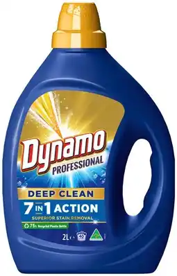 IGA Dynamo Professional Laundry Liquid 2 Litre or Capsules 29 Pack Selected Varieties offer