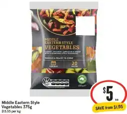 IGA Middle Eastern Style Vegetables offer