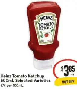 IGA Heinz Tomato Ketchup offer