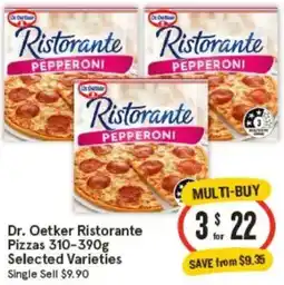 IGA Dr. Oetker Ristorante Pizzas offer