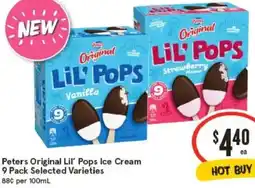 IGA Peters Original Lil' Pops Ice Cream offer