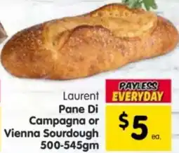 Spar Laurent Pane Di Campagna or Vienna Sourdough offer