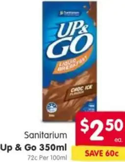 Spar Sanitarium Up & Go offer