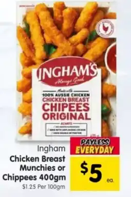 Spar Chicken Breast Munchies or Chippees offer