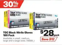 Repco TGC Black Nitrile Gloves offer