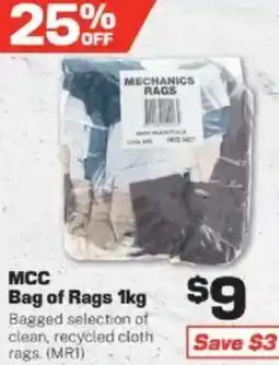 Repco MCC Bag of Rags offer