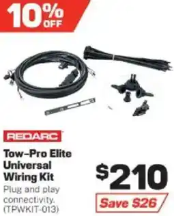 Repco REDARC Tow-Pro Elite Universal Wiring Kit offer