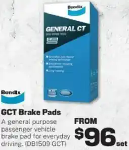 Repco Bendix GCT Brake Pads offer