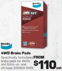 Repco Bendix 4WD Brake Pads offer