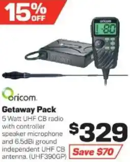 Repco oricom Getaway Pack offer