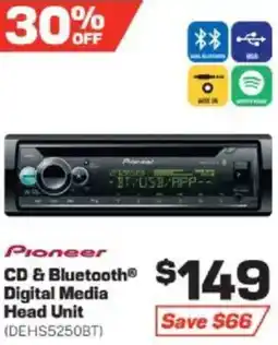 Repco Pioneer CD & Bluetooth Digital Media Head Unit offer