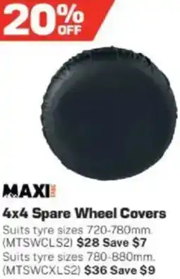 Repco MAXI 4x4 Spare Wheel Covers offer