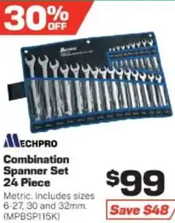 Repco MECHPRO Combination Spanner Set offer