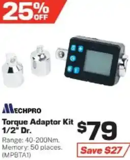 Repco MECHPRO Torque Adaptor Kit offer