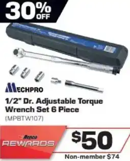 Repco MECHPRO Dr. Adjustable Torque Wrench Set offer