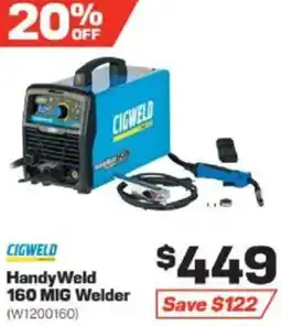 Repco CIGWELD HandyWeld 160 MIG Welder offer