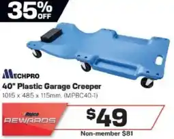 Repco MECHPRO 40" Plastic Garage Creeper offer