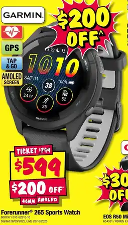 JB Hi-Fi Forerunner 265 Sports Watch offer
