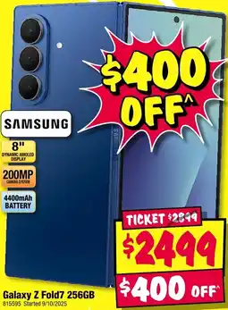 JB Hi-Fi Galaxy Z Fold7 offer