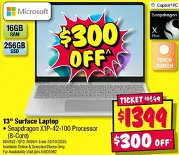 JB Hi-Fi 13" Surface Laptop offer
