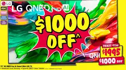 JB Hi-Fi 75" 4k qned evo al smart mini led tv offer