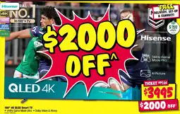 JB Hi-Fi 100" 4k qled smart tv offer