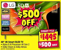 JB Hi-Fi 48" 4k smart oled tv offer
