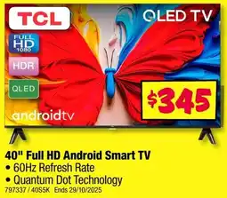 JB Hi-Fi 40" full hd android smart tv offer