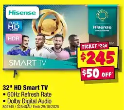JB Hi-Fi 32" hd smart tv offer