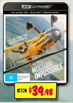 JB Hi-Fi Mission: impossible the final reckoning offer