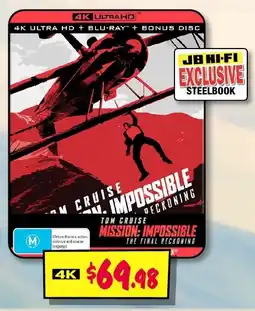 JB Hi-Fi Mission: impossible the final reckoning offer