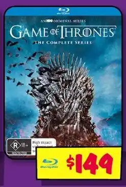 JB Hi-Fi Game of thrones the complete series offer