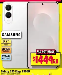 JB Hi-Fi Galaxy s25 edge 256gb offer