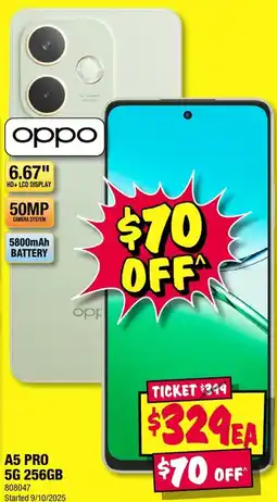 JB Hi-Fi A5 pro 5g 256gb offer
