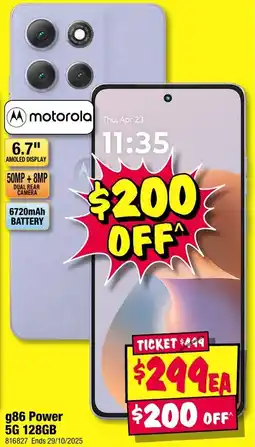 JB Hi-Fi G86 power 5g 128gb offer