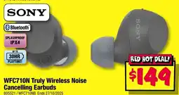 JB Hi-Fi Wfc710n truly wireless noise cancelling earbuds offer
