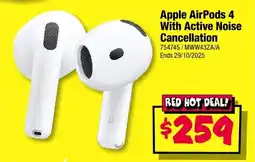 JB Hi-Fi Apple airpods 4 with active noise cancellation offer