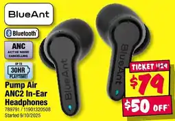 JB Hi-Fi Pump air anc2 in-ear headphones offer