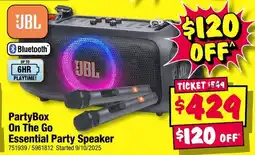 JB Hi-Fi Partybox on the go essential party speaker offer