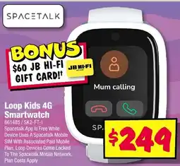 JB Hi-Fi Loop kids 4g smartwatch offer