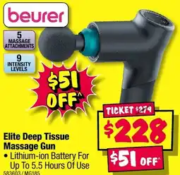 JB Hi-Fi Elite deep tissue massage gun offer
