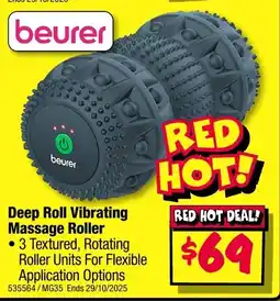 JB Hi-Fi Deep roll vibrating massage roller offer