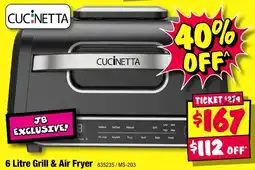 JB Hi-Fi 6 litre grill & air fryer offer