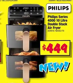 JB Hi-Fi Philips series 4000 10 litre double stack air fryer offer