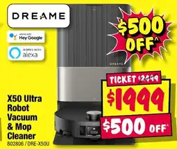 JB Hi-Fi X50 ultra robot vacuum & mop cleaner offer